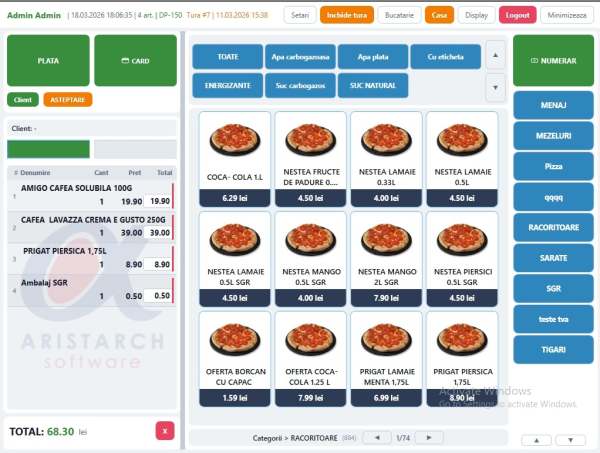 Aplicatie POS Front-Office - Pachet Basic