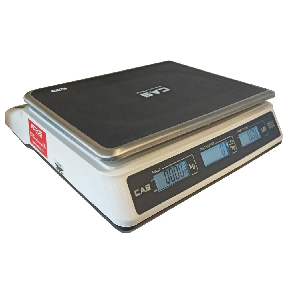 Cantar electronic CAS PRII 15CB 6/15 Kg, USB, avizat metrologic - imagine 2