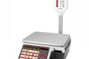 Cantar cu etichetare T-Scale IP30-15K-MR 15Kg, pentru autoservire, avizat metrologic