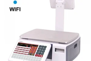Cantar cu etichetare T-Scale PE7-15K-MR-WiFi 15Kg cu display client, avizat metrologic