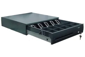 Sertar de bani Posiflex CR-4000-B, 5B/9M, 12-24V, negru